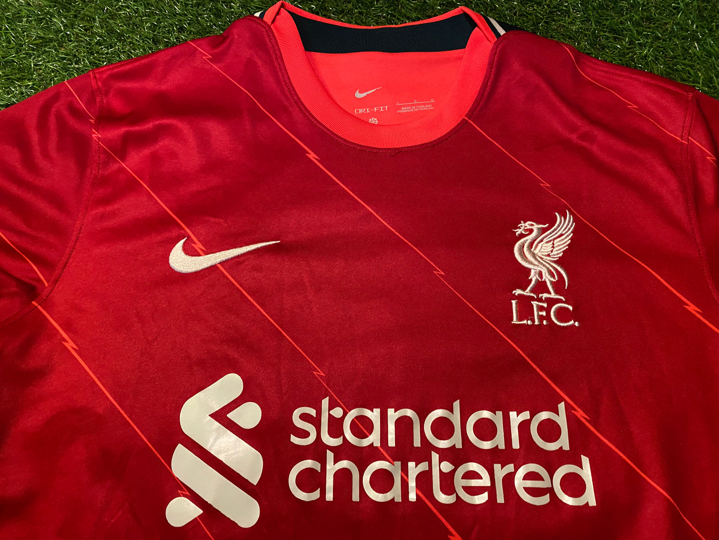 Liverpool England Football Soccer Large Mans Nike Made 2023 Home Jersey