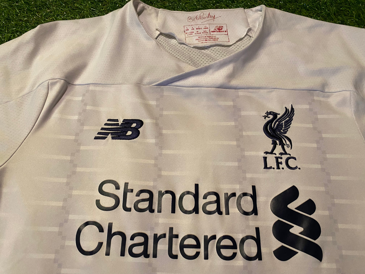 Liverpool England Football Soccer Large Mans Gerrard New Balance Made Away Jersey