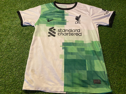 Liverpool England Football Soccer Small Mans Nike Made 2023 EPL Away Jersey