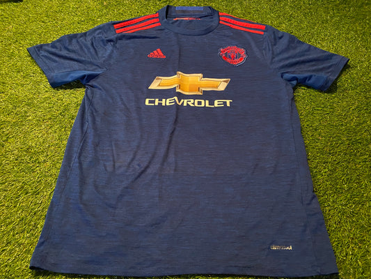 Manchester United England Football Soccer Medium Mans Adidas Made 2016 Away Jersey