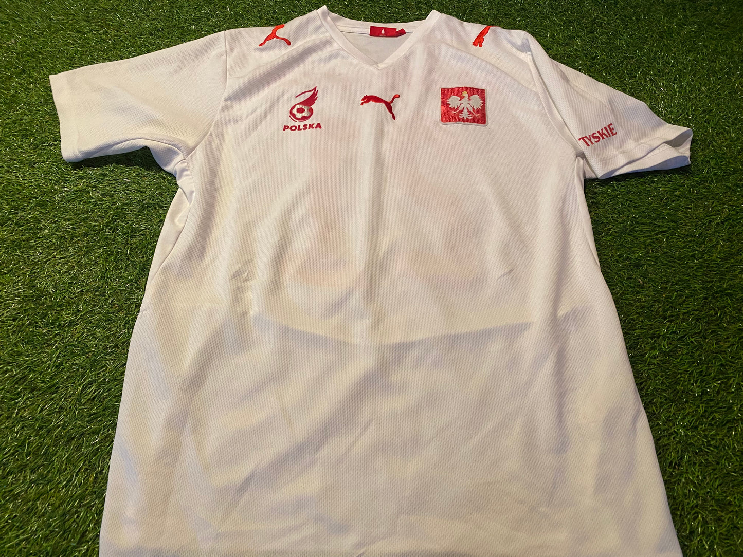 Poland Polska Polish Soccer Football Large Mans Puma Made Bodnarczuk no21 Jersey