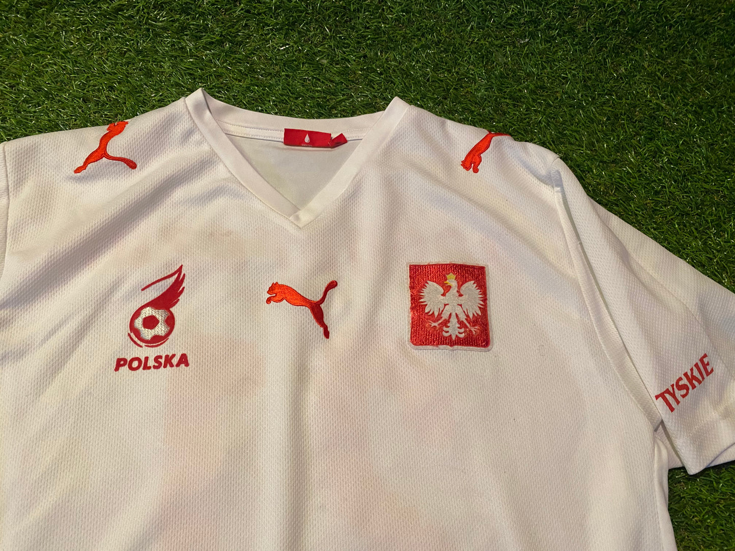 Poland Polska Polish Soccer Football Large Mans Puma Made Bodnarczuk no21 Jersey