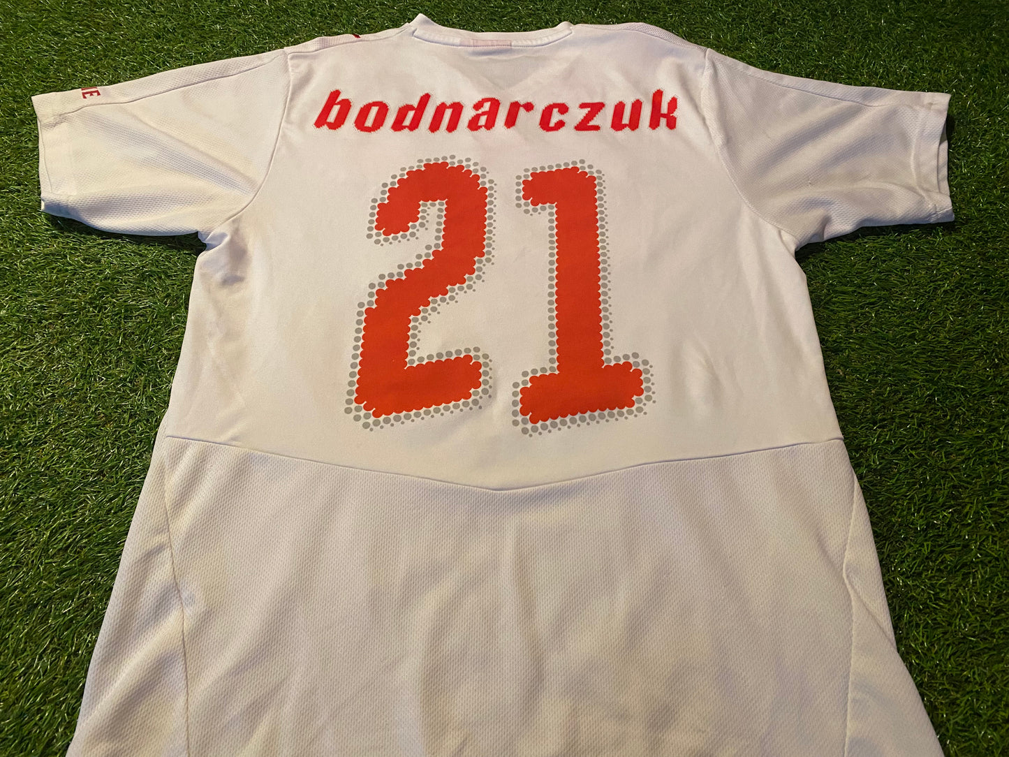 Poland Polska Polish Soccer Football Large Mans Puma Made Bodnarczuk no21 Jersey