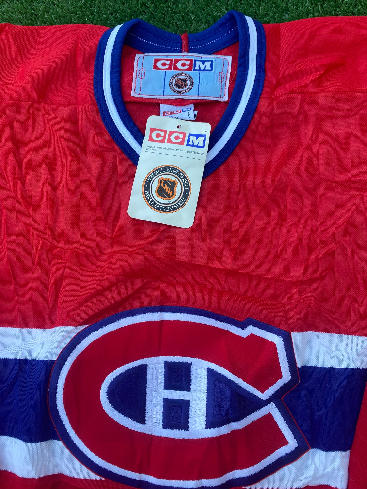 Montreal Canadiens NHL Ice Hockey Canada Small Mans CCM New BNWT Jersey