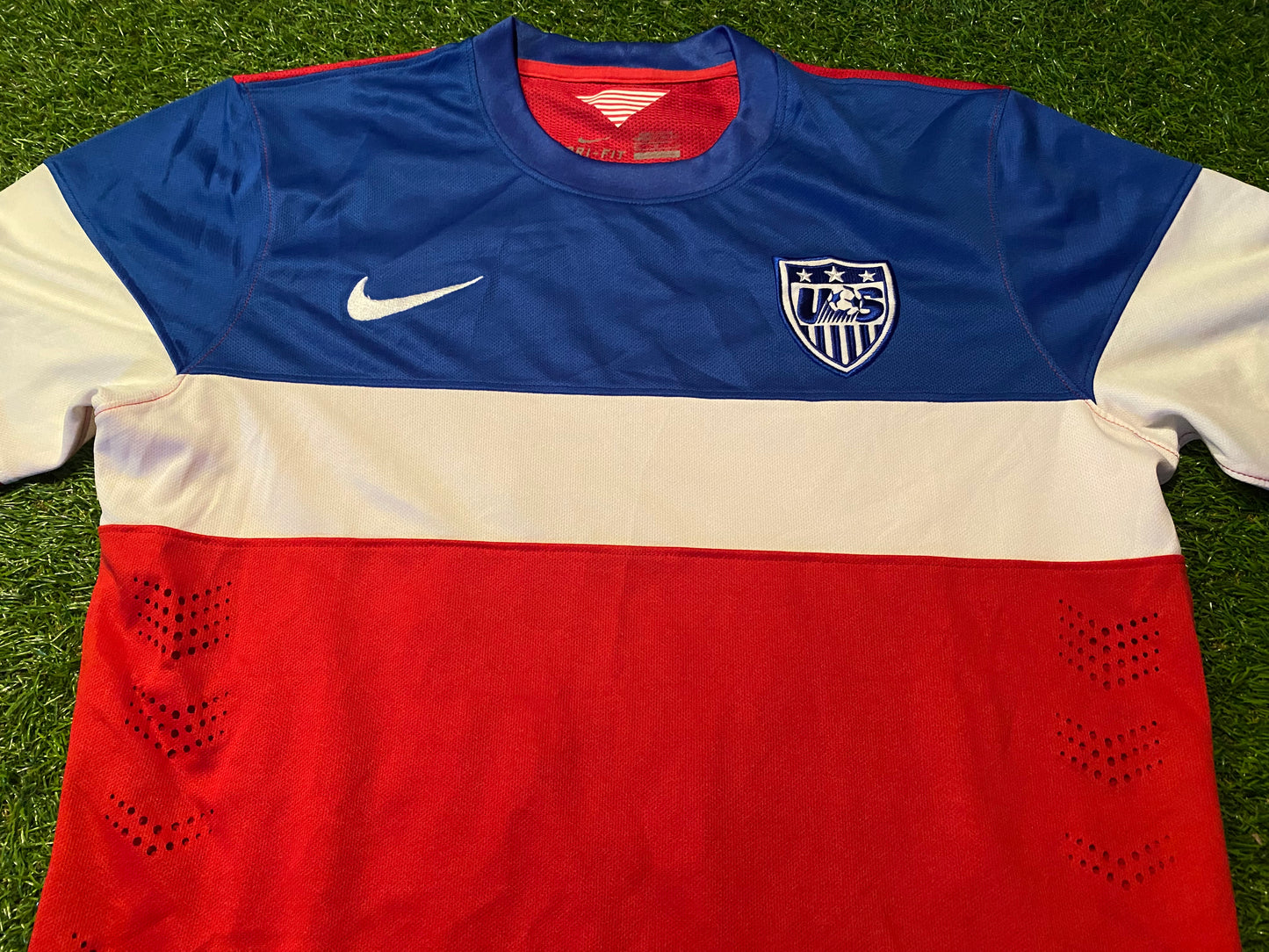 USA United States of America Soccer Football Large Mans Rare 2014 Nike Player Issued Home Jersey