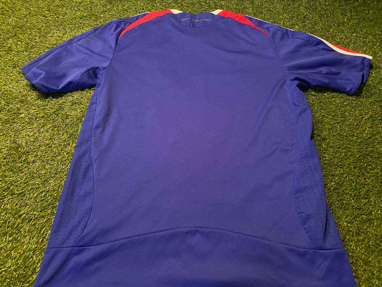 France French FFF Soccer Football Medium Mans Adidas Made 2007 Home Jersey