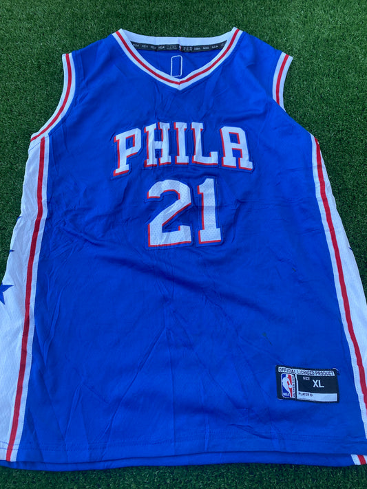 Philadelphia 76ers NBA Basketball USA Youths / Small Mans Embiid no21 Jersey