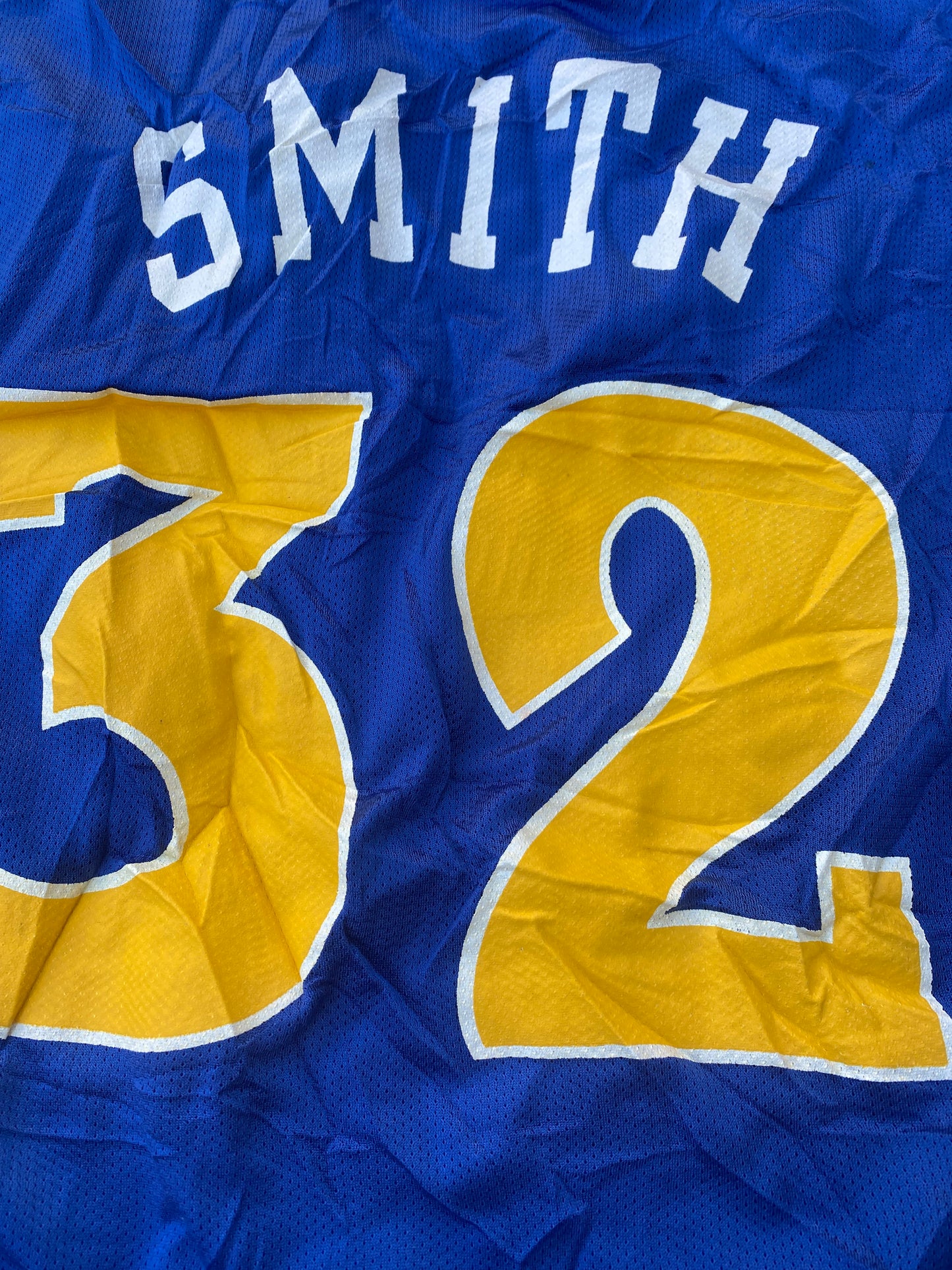 Golden State Warriors NBA Basketball USA Rare Large Mans Vintage Champion Smith no32 Jersey