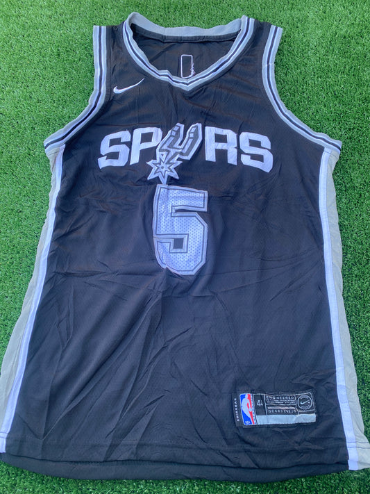 San Antonio Spurs NBA Basketball USA Medium Mans Murray no5 Nike Made Jersey