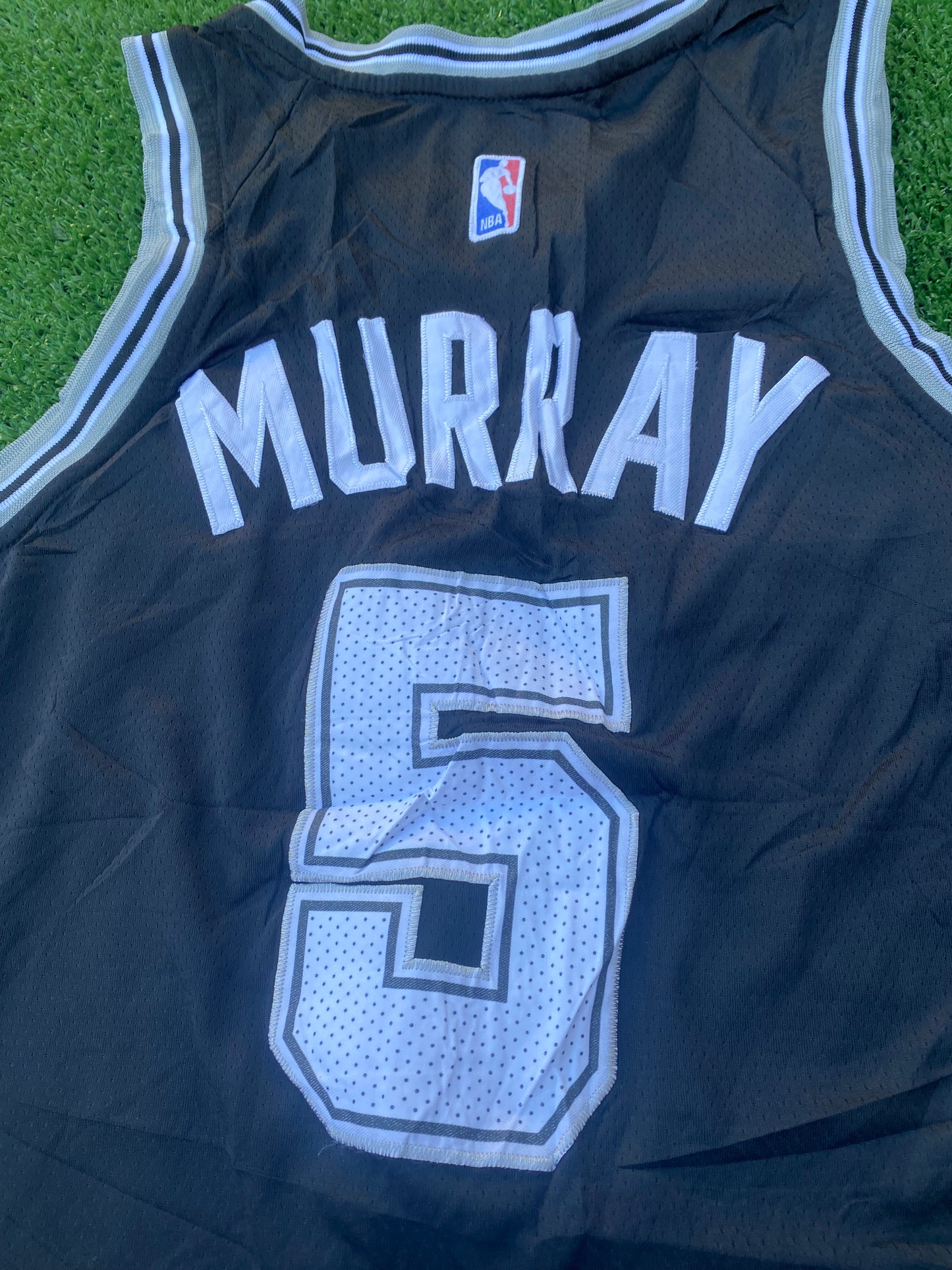 San Antonio Spurs NBA Basketball USA Medium Mans Murray no5 Nike Made Jersey