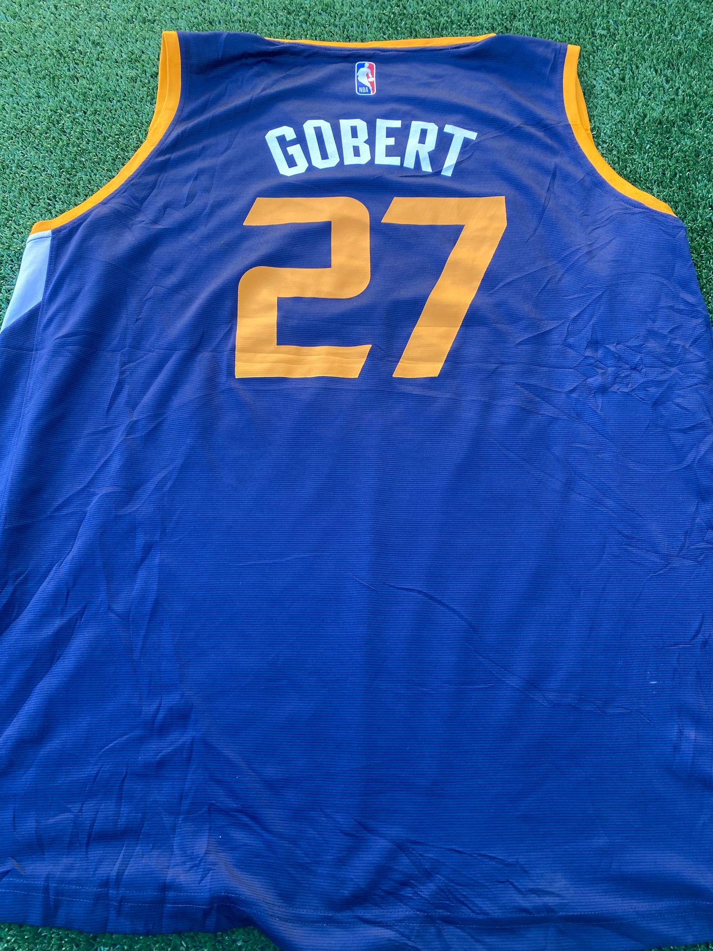 Utah Jazz USA NBA Basketball XXXL 3XL Mans Gorbert no27 Licenced Fanatics Jersey