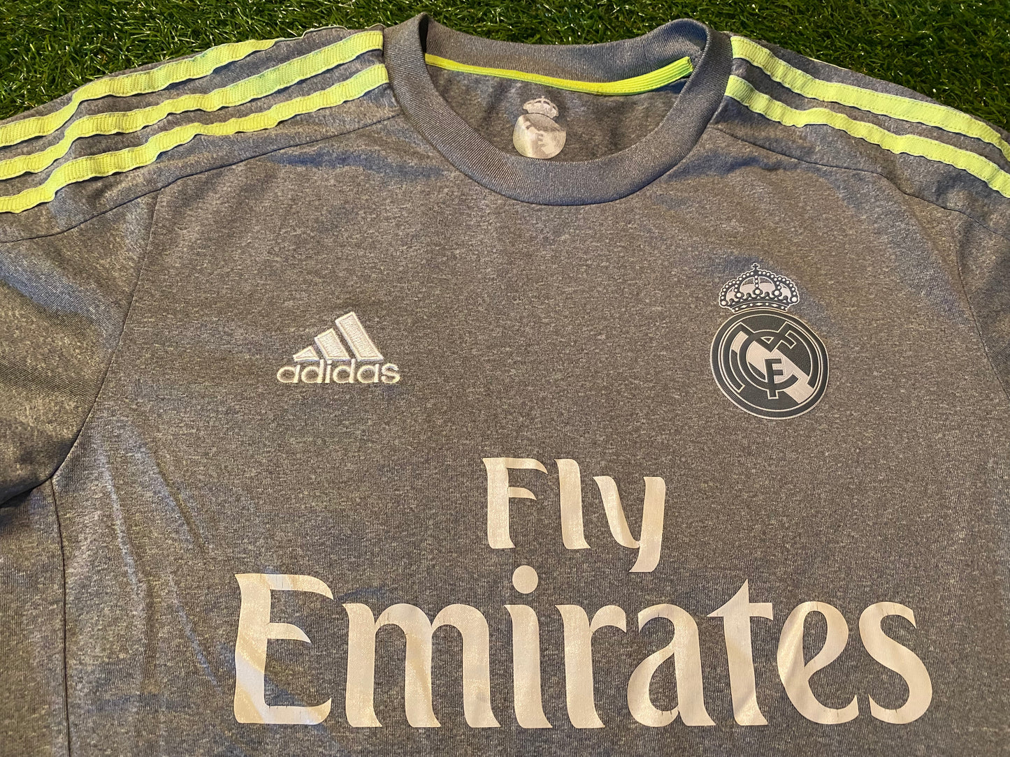 Real Madrid Spain Espana Soccer Football Small mans 2015/16 Adidas Made Away Jersey