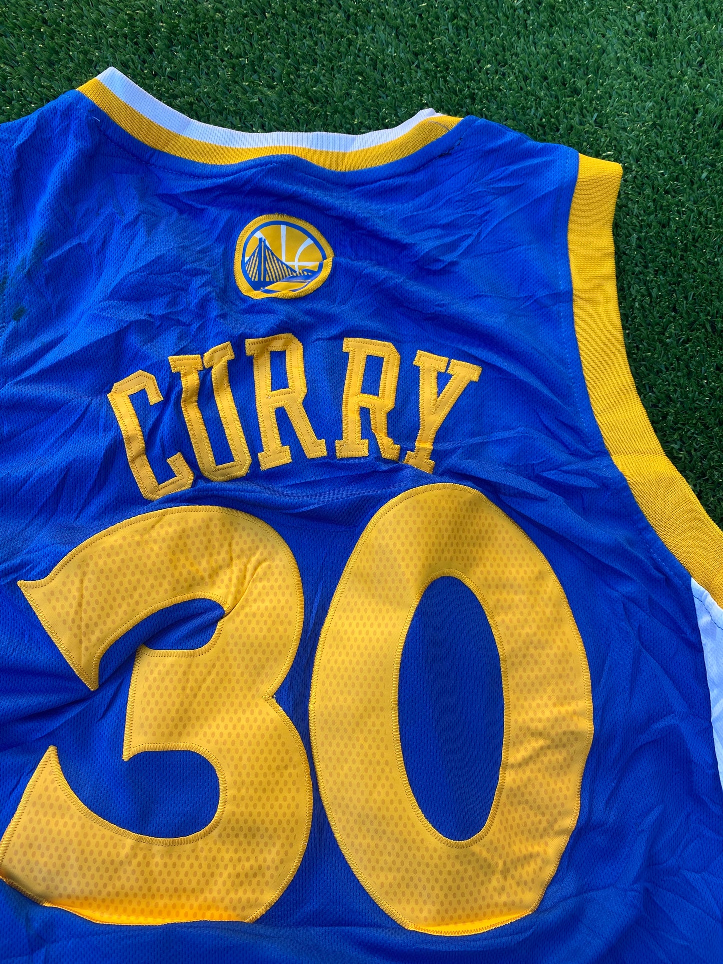 Golden State Warriors NBA Basketball USA Medium Mans Curry no30 Adidas Made Jersey