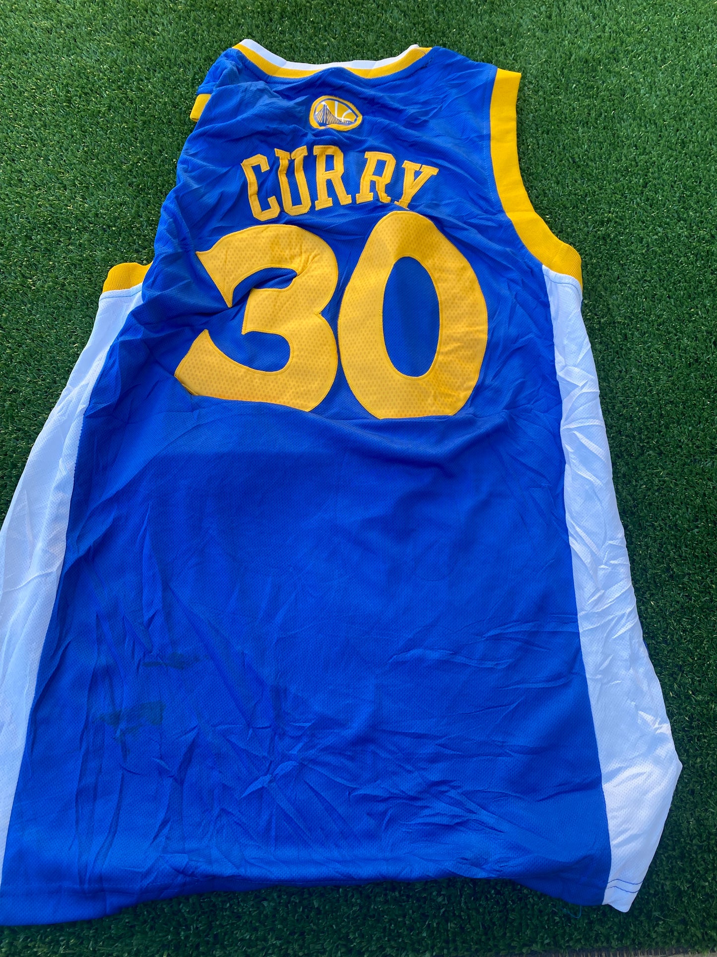 Golden State Warriors NBA Basketball USA Medium Mans Curry no30 Adidas Made Jersey