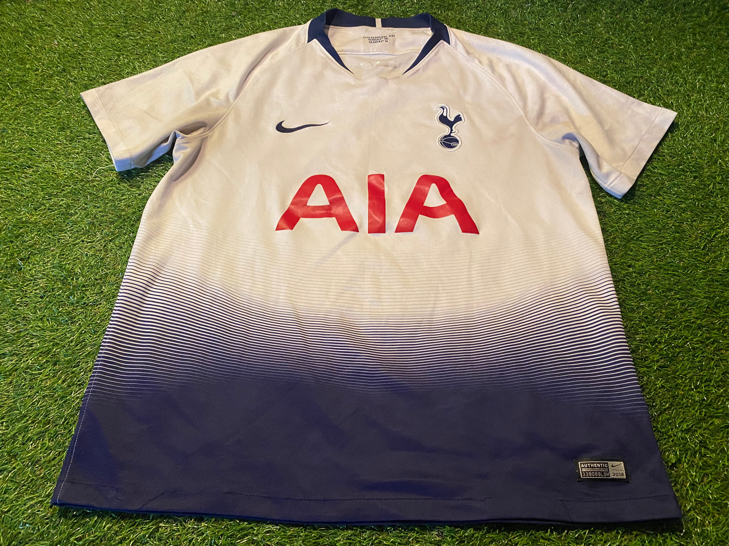 Tottenham Hotspur Spurs England Soccer Football Large Mans 2018 Nike Home Jersey