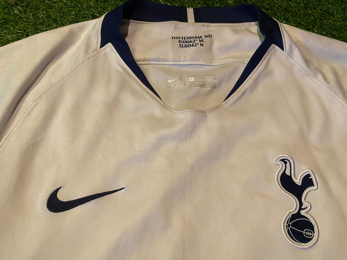 Tottenham Hotspur Spurs England Soccer Football Large Mans 2018 Nike Home Jersey