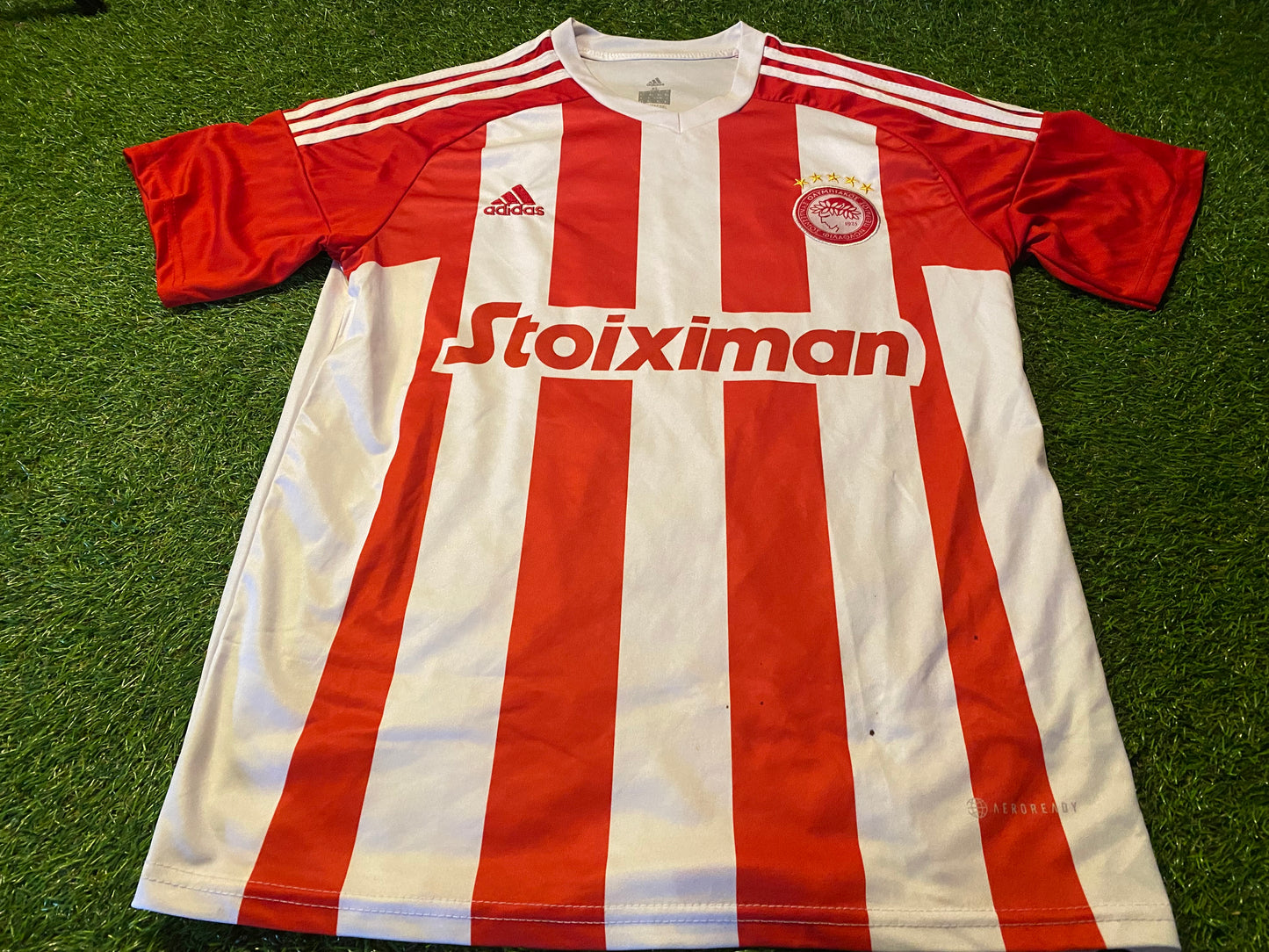 Olympiacos FC Greece Greek Football XL Extra Large Mans Home Jersey