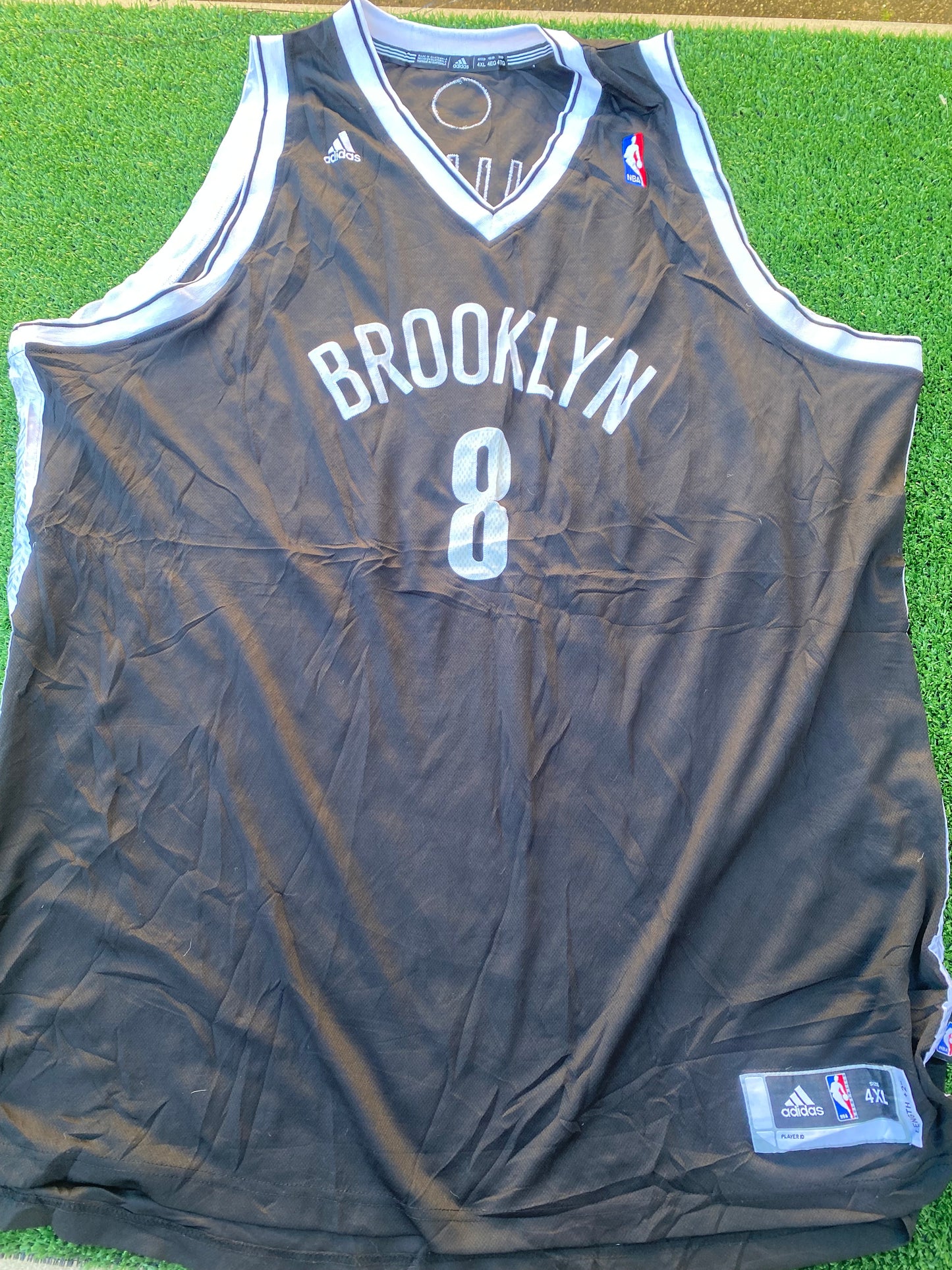 Brooklyn Nets NBA Basketball USA Big XXXXL 4XL Mans Williams no8 Adidas Made Jersey