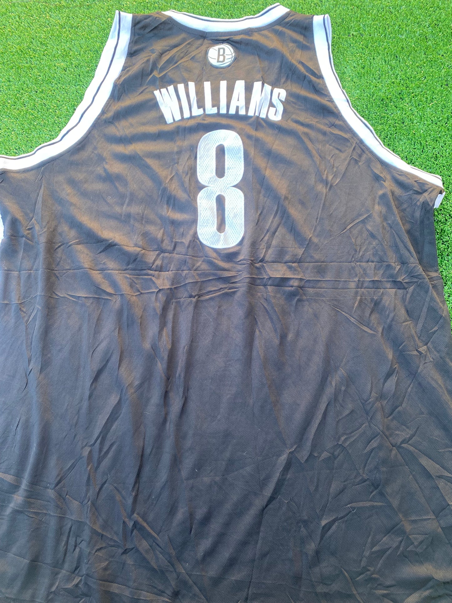 Brooklyn Nets NBA Basketball USA Big XXXXL 4XL Mans Williams no8 Adidas Made Jersey