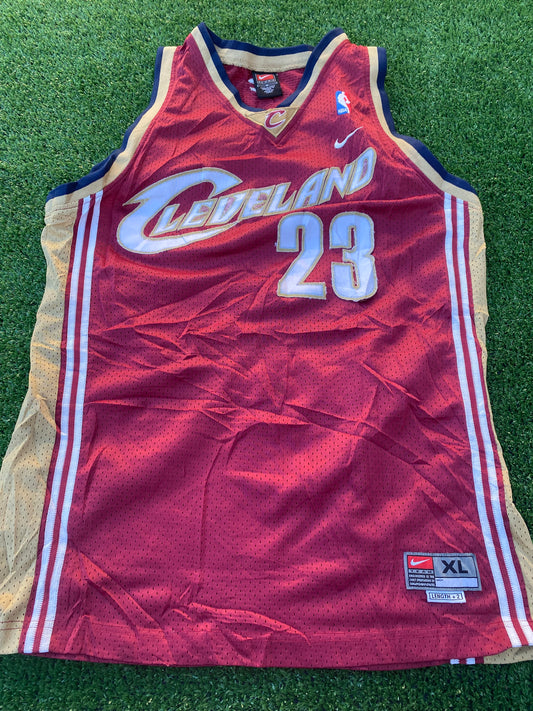 Cleveland Cavaliers NBA Basketball USA Youths / Small mans James no23 Vintage Nike Jersey