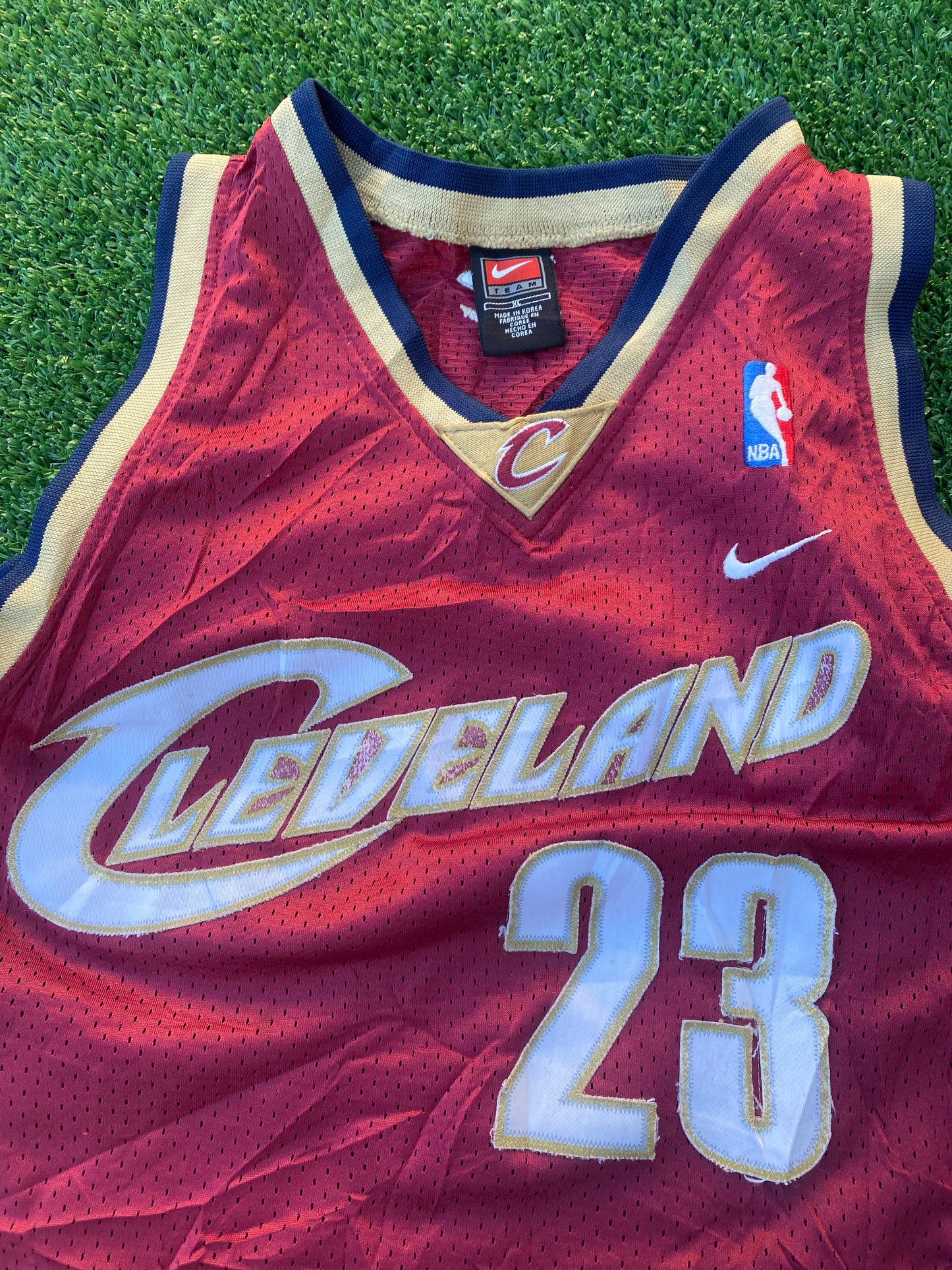 Cleveland Cavaliers NBA Basketball USA Youths / Small mans James no23 Vintage Nike Jersey