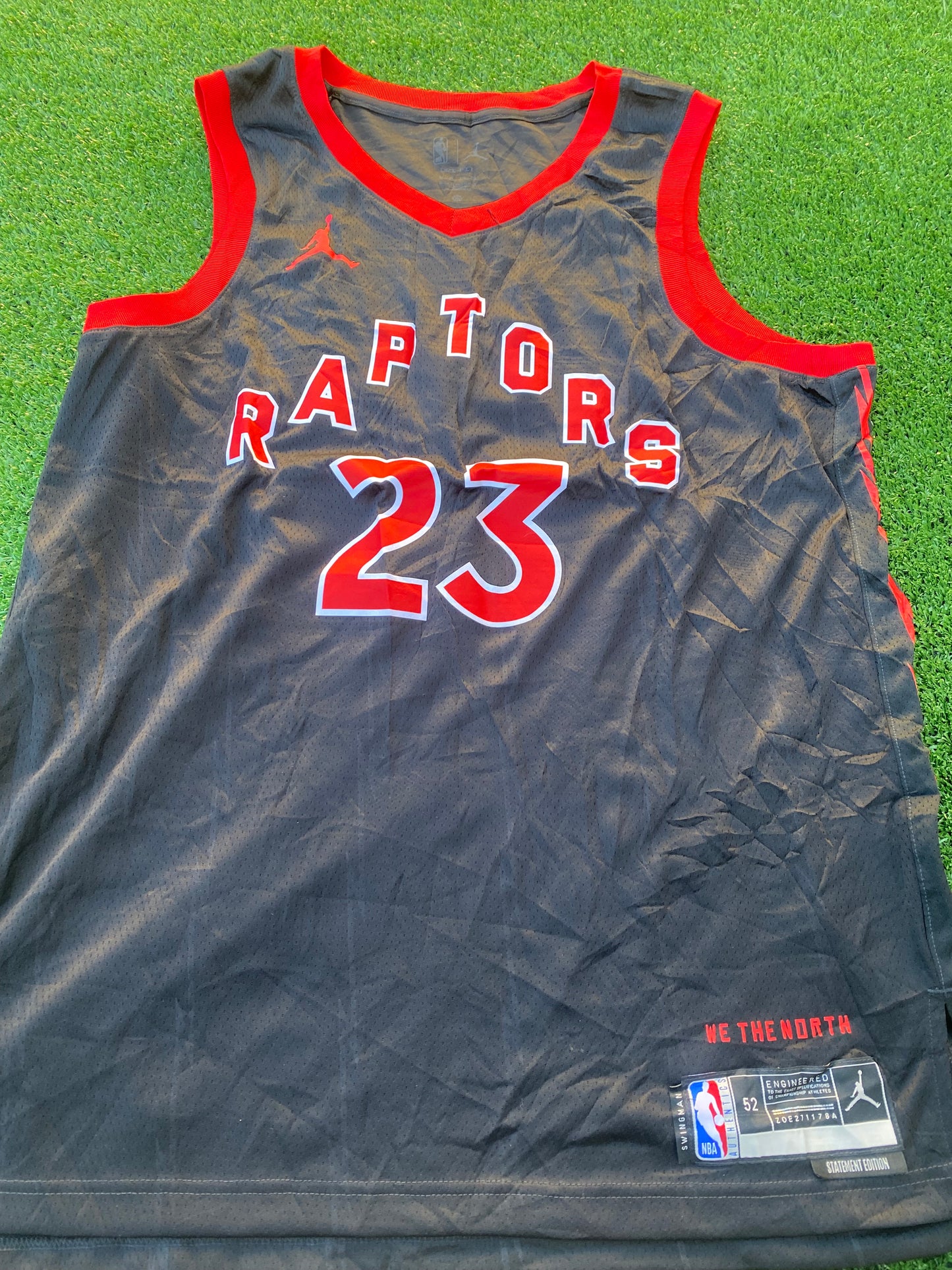 Toronto Raptors USA NBA Basketball XL Extra Large Mans Vanvleet no23Statement Edition Jersey