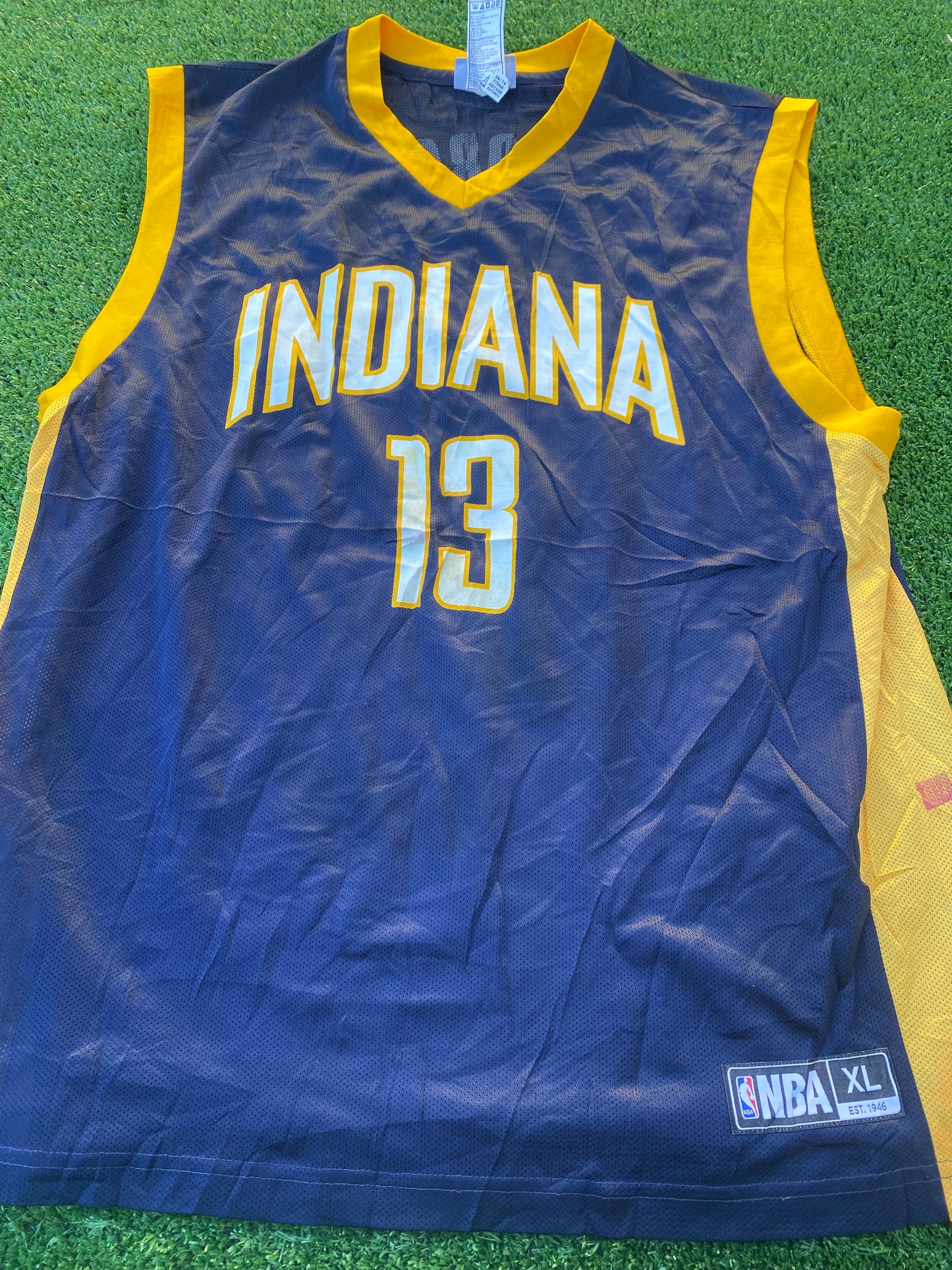 Indiana Pacers NBA Basketball USA XL Extra Large Mans Paul no13 George no13 Jersey