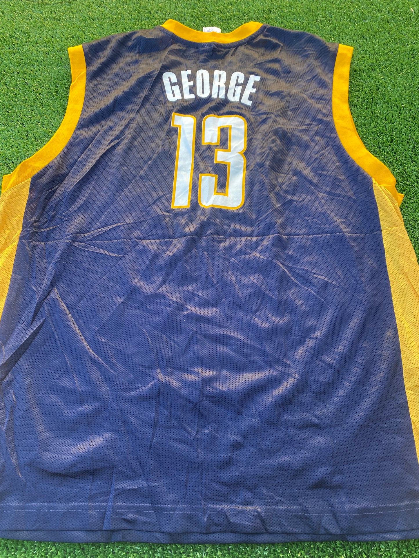 Indiana Pacers NBA Basketball USA XL Extra Large Mans Paul no13 George no13 Jersey