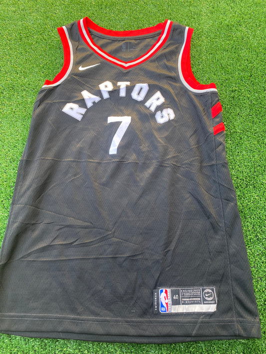 Toronto Raptors NBA Basketball Canada Large Boys / Youths Lowry no7 Nike Swingman Jersey