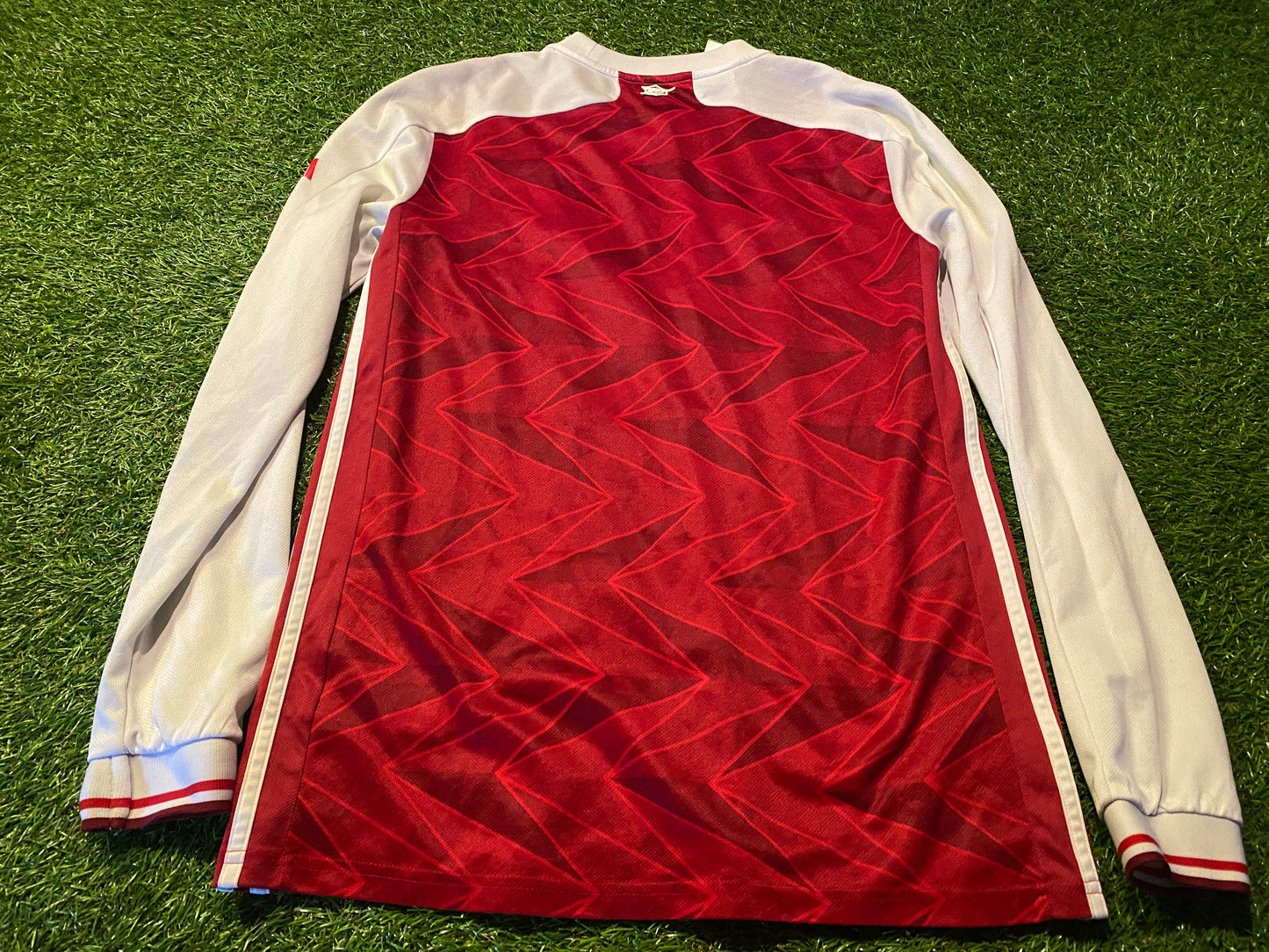 Arsenal Gunners England Soccer Football Small Mans Adidas Long Sleeved 2019 Home Jersey