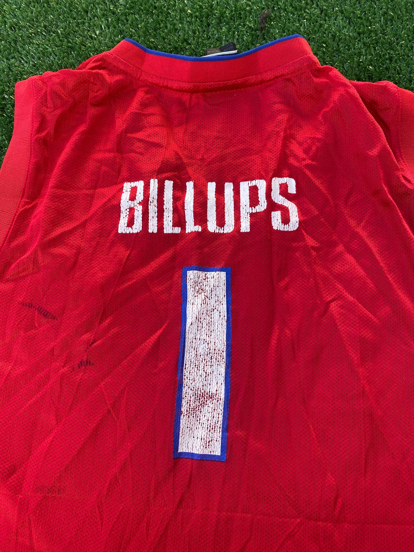 Detroit Pistons USA NBA Basketball Medium Mans Billups no1 Reebok Made Jersey