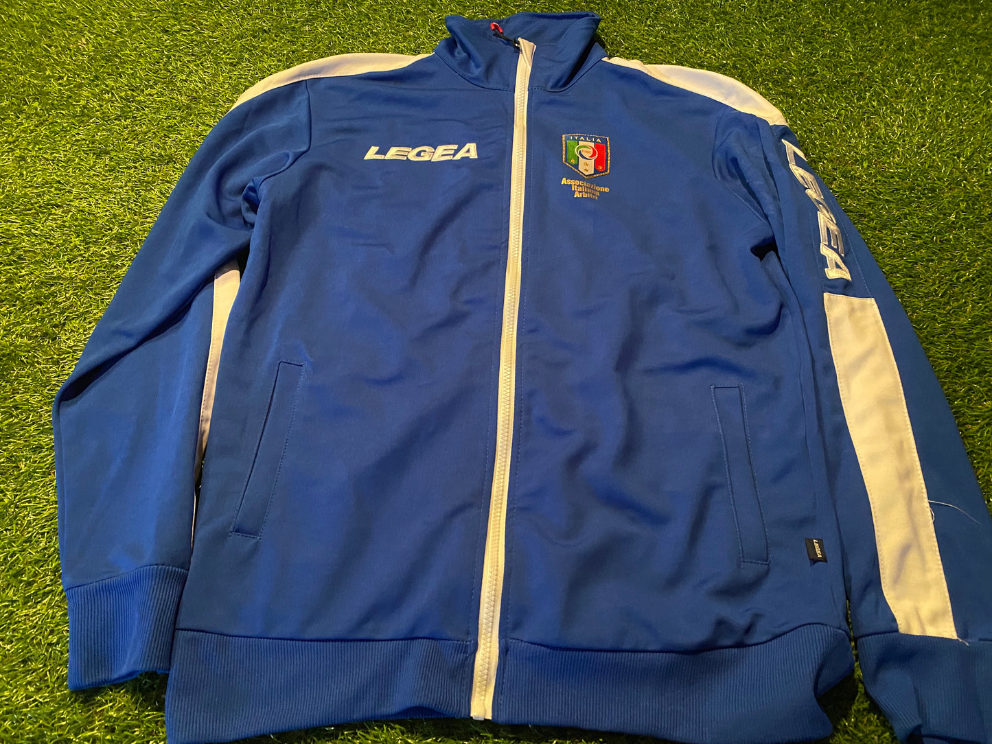 Italy Italia Italian Referees Association Soccer Football Large Mans Zip Up jacket