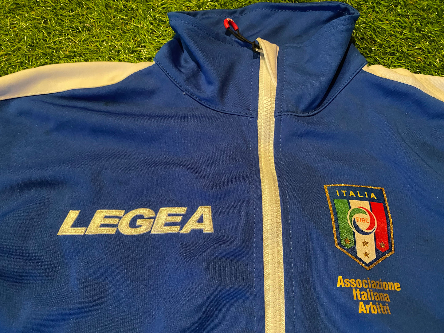 Italy Italia Italian Referees Association Soccer Football Large Mans Zip Up jacket