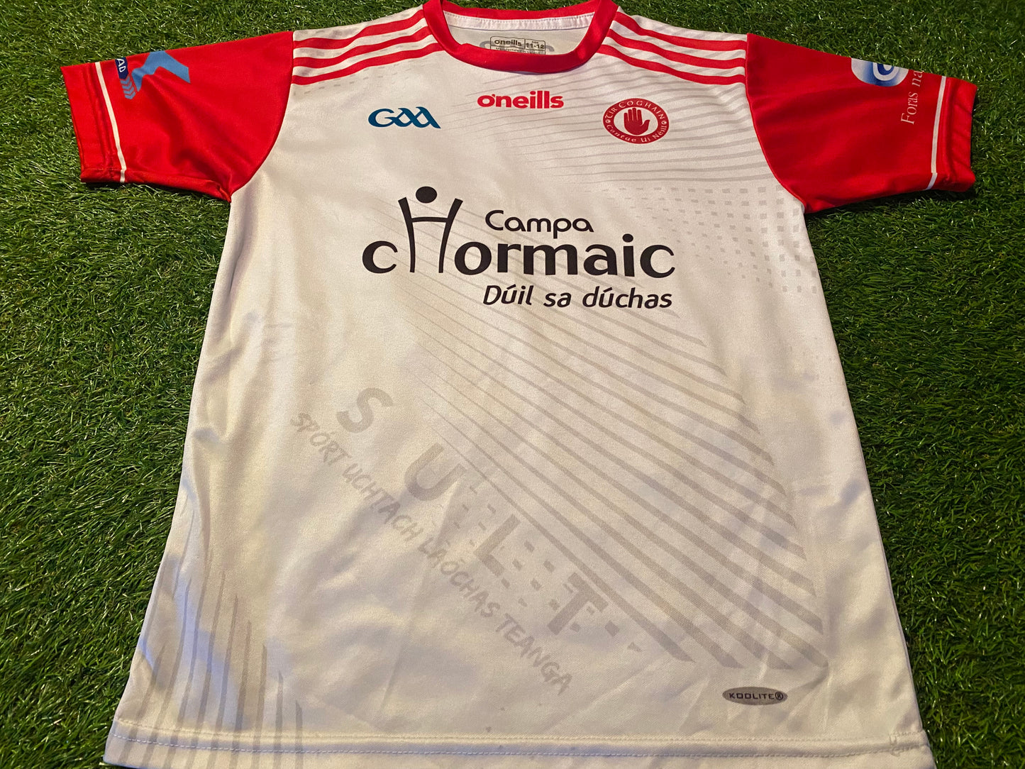 Co Tyrone GAA Gaelic Football Ireland Large Boy / XL Boys Koolite Jersey