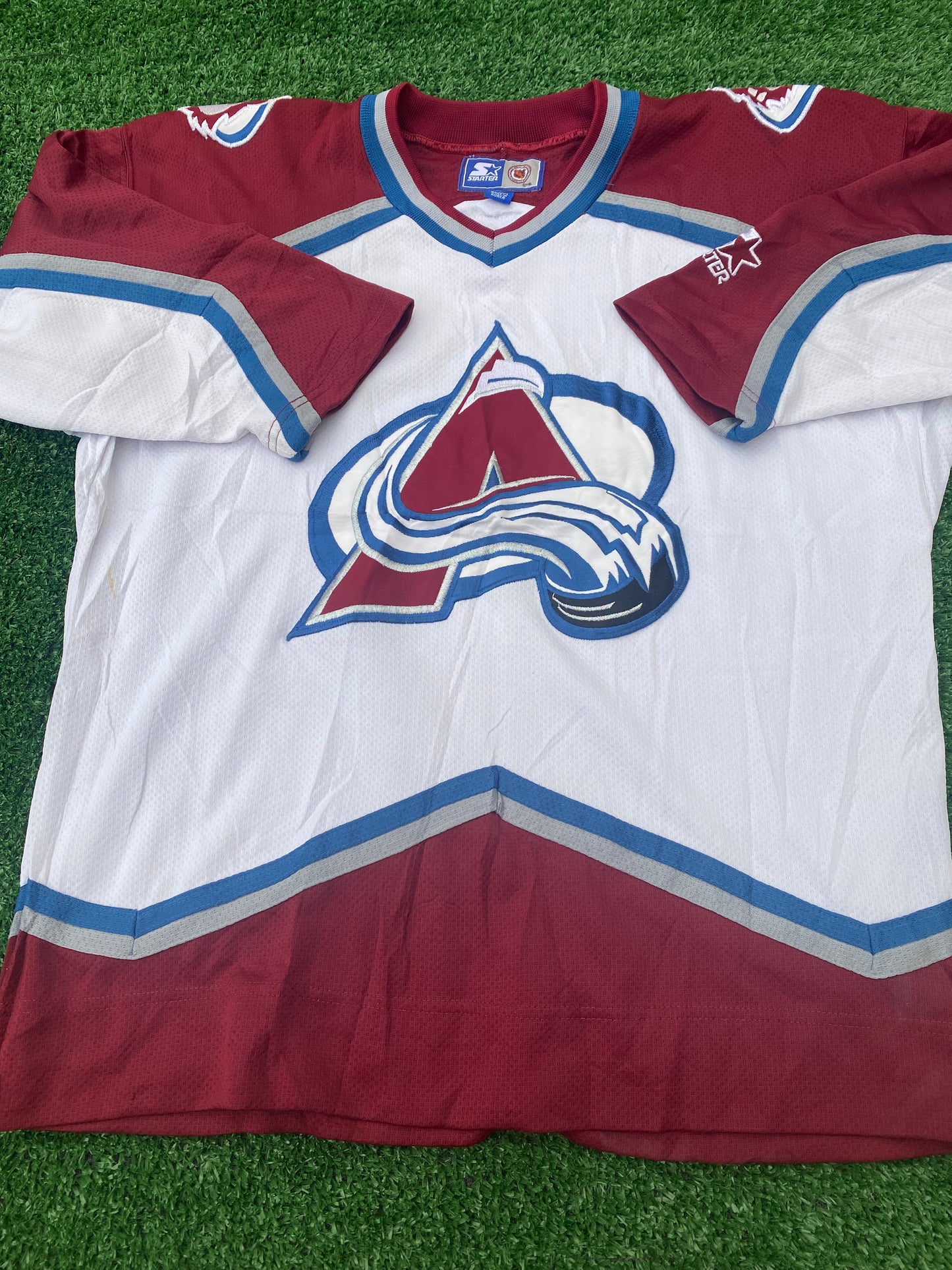 Colorado Avalanche Ice Hockey NHL USA Youths / Small Mans CCM Made Big Loose Fit Jersey