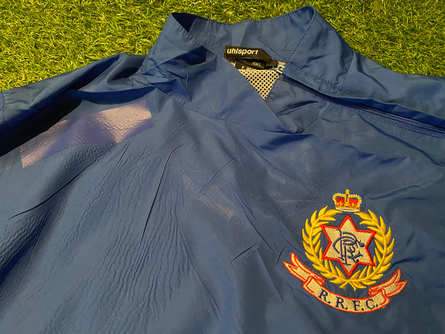 Rectory Rangers FC Portadown Football Large Mans Light Breathable Lined Type Jacket