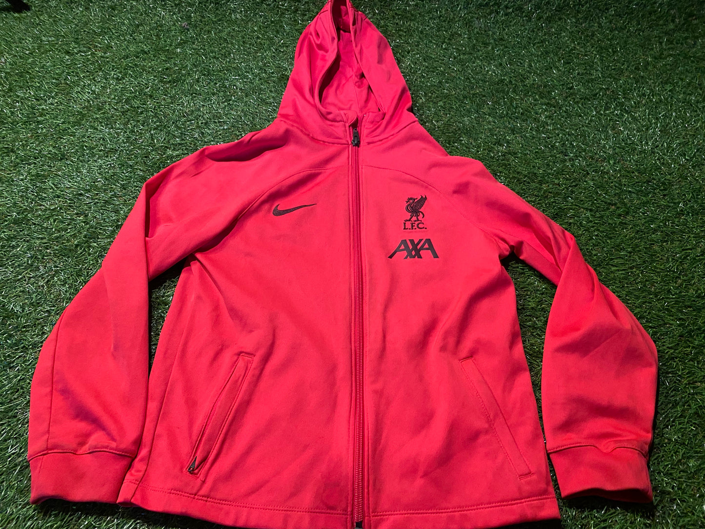 Liverpool England Soccer Football X-Small Boys 6-7 Year Old Nike Hooded jacket