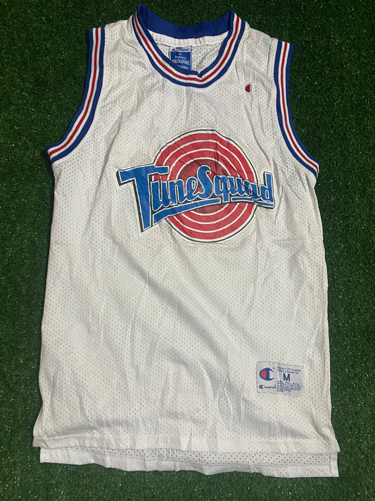 Tune Squad NBA Basketball USA Medium Mans Bill Murray no22 Champion Made Jersey