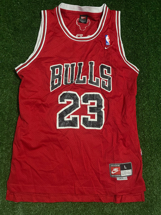 Chicago Bulls NBA Basketball USa Large Mans Rare Vintage Nike Made Jordan no23 Jersey