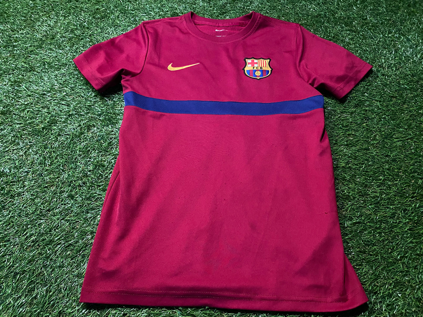 FCB Barcelona Spain Espan Spanish Soccer Football Medium Boys / Girls 8-9 Year Old Top