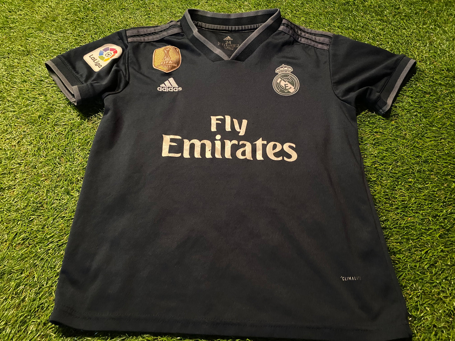 Real Madrid Spain Espan Spanish Soccer Football Medium Boys / Girls Ramos no4 9-10 Year Old Top