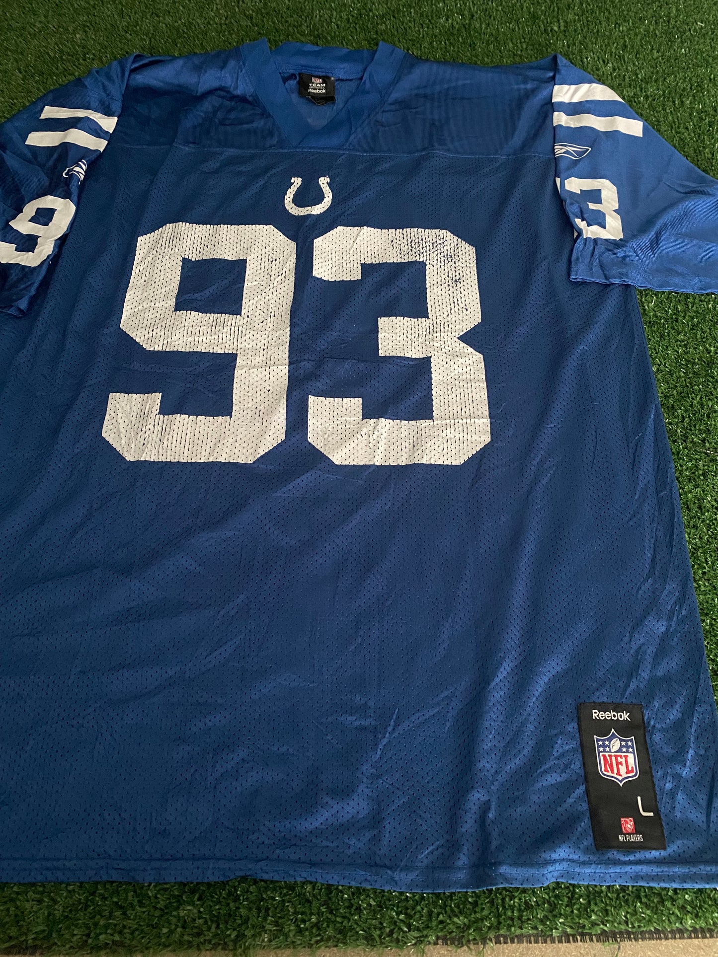 Indianapolis Colts NFL American Football USA Large Mans Freeney no93 Reebok Jersey