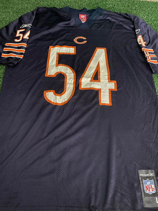 Chicago Bears NFL American Football USA Large Mans Urlacher no54 Reebok Made Jersey