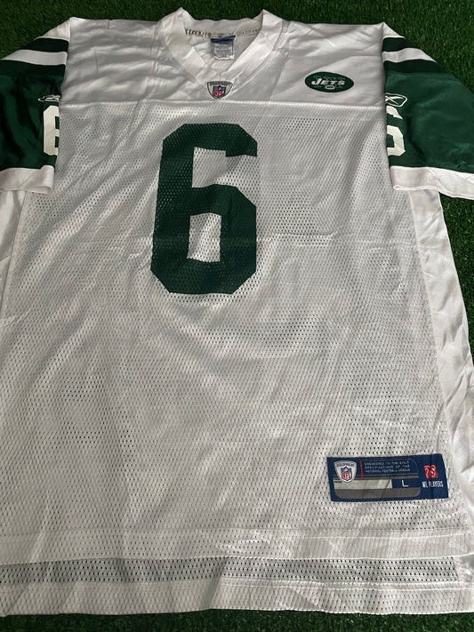 NY New York Jets NFL American Football USA Large Mans Sanchez no6 Reebok Made Jersey