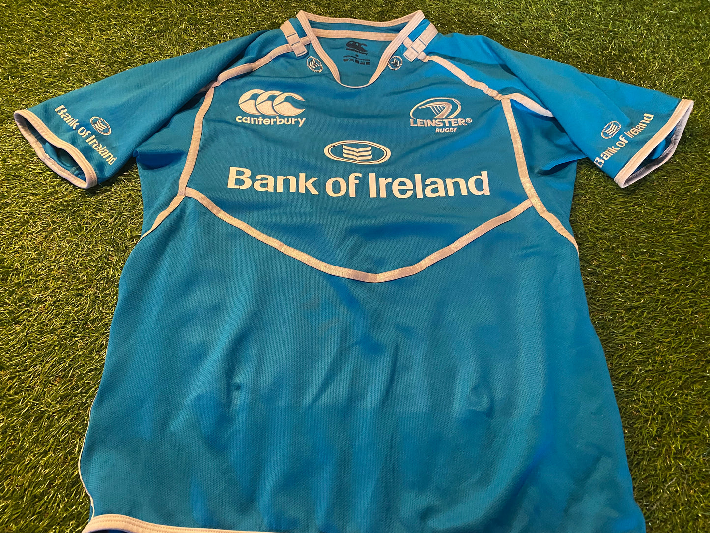 Leinster Eire Irish Rugby Union Football Medium Mans CCC Made Home Jersey