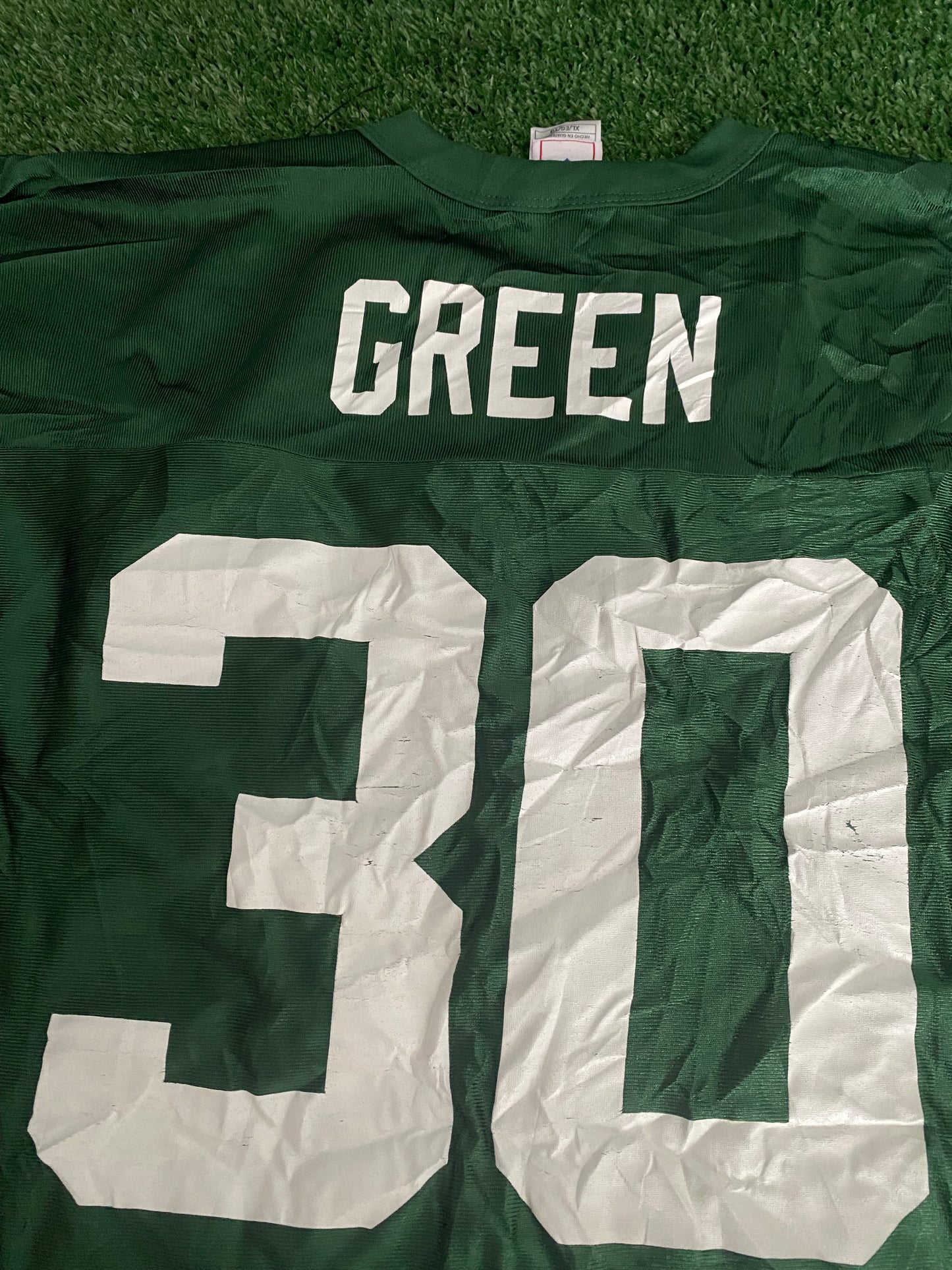 Green Bay Packers NFL American Football USA Green no30 XL Extra Large Mans Jersey
