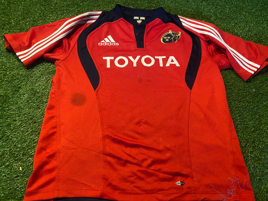 Munster Eire Irish Rugby Union Football XL Extra Large Mans Adidas Made Home Jersey