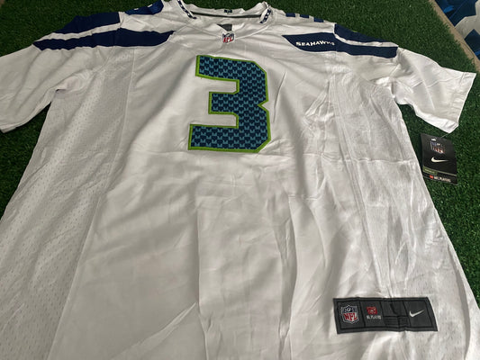 Seattle Seahawks NFL American Football Large Mans Superbowl Wilson no3 BNWT NEW Nike Jersey