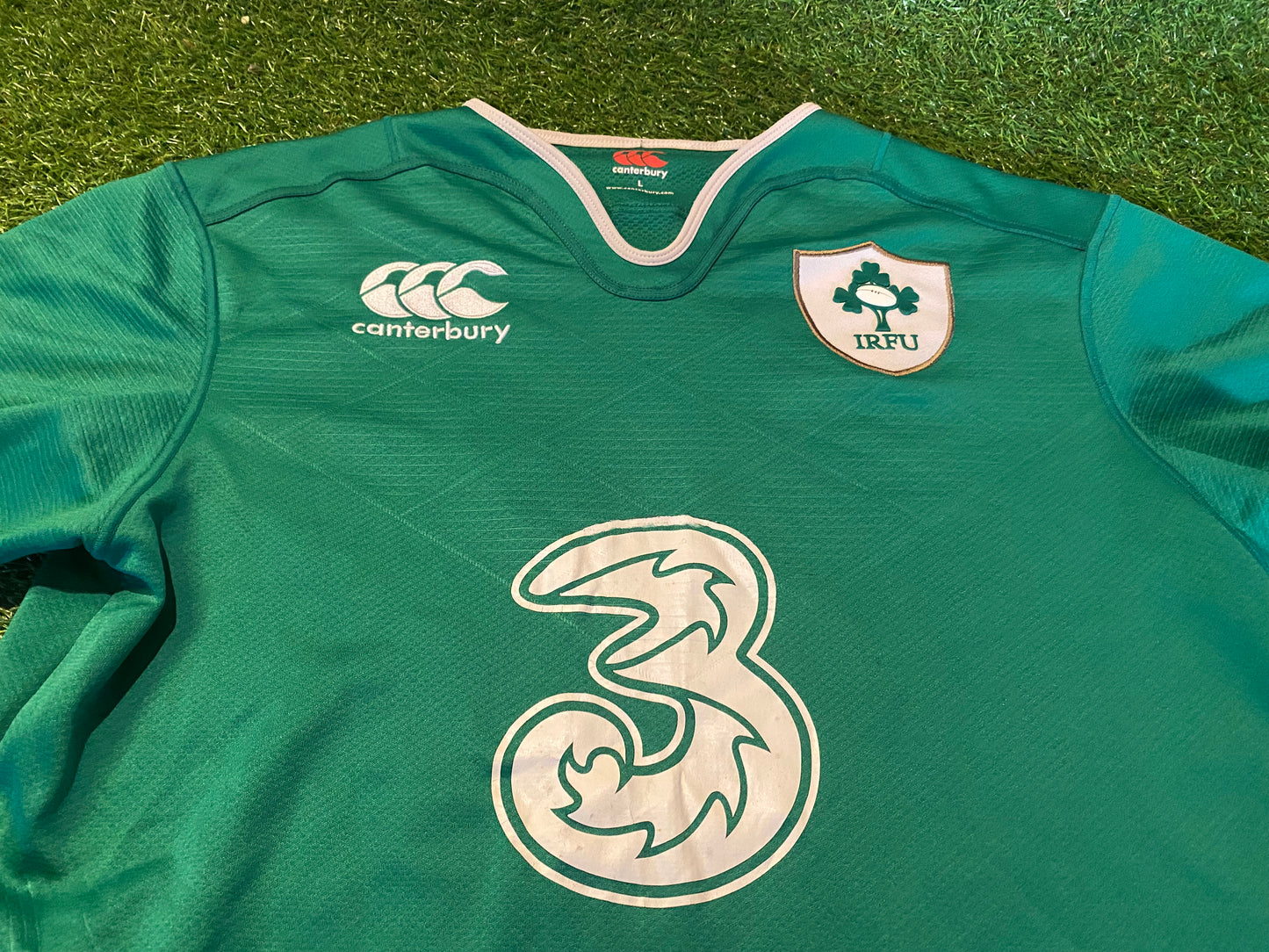 Ireland IRFU Eire Irish Rugby Union Football Large Mans Puma Made Home Jersey