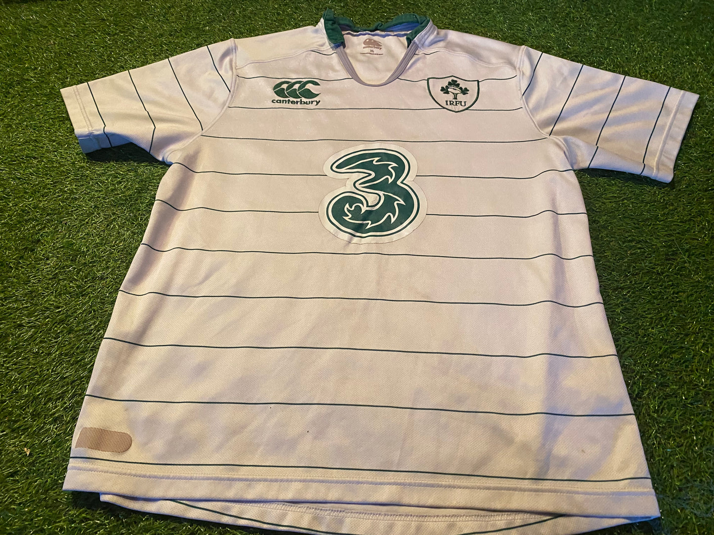 Ireland IRFU Eire Irish Rugby Union XL Extra Large Mans CCC Made Away Jersey